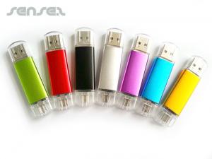 Promotional USB OTG Metallic Sticks (4GB)