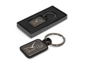 Gunmetal Keyrings (Rectangular)