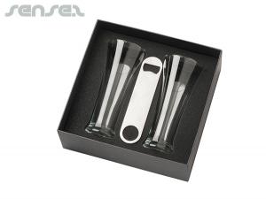 Pilsner Glass Sets With Opener