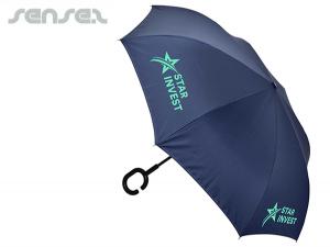 Promotional Innovative Umbrellas with J Or C Handle