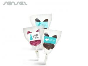 Chocolate Bunny Ears On A Lollipop Stick