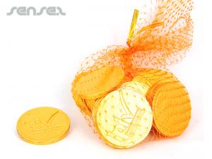 Large Choc Coin Bags