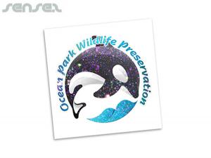 Promotional Glittery Temporary Tattoos