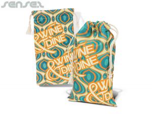 Promotional Full Colour Cotton Drawstring Bags 24.2 x 13cm