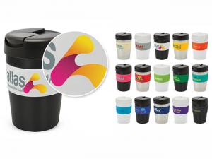 Promotional Deeta Stainless Double Wall Cofffee Cups (340ml)