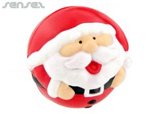 Promotional Xmas Santa Stress Balls