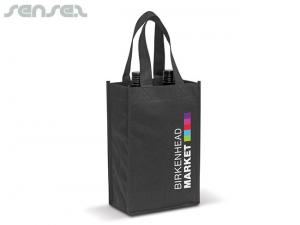 Promotional Reusable Double Wine Tote Bags