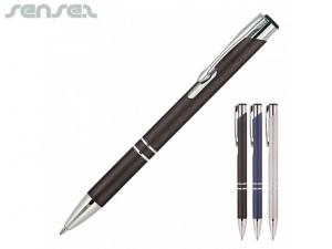 Promotional Juliet Brushed Matte Metal Pens