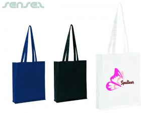 Promotional Sparrow Long Handle Calico Bags