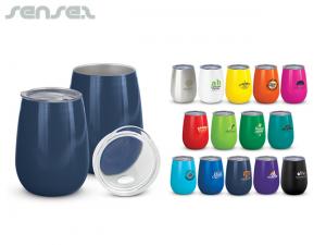 Promotional Ovoid Vacuum Thermo Tumbler Cups (300ml)