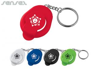Promotional Pocket Clip Bottle Opener Keyrings