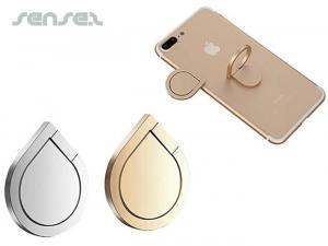 Promotional Metal Teardrop Mobile Phone Ring /Stand Holders