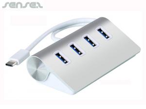 Promotional Quad 4 X USB Adapter Port Hubs