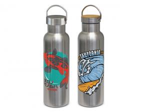 Promotional Jala Stainless Bamboo Thermo Bottles (650ml)