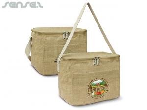 Promotional Crisp Eco Eviro Jute Cooler Bags (5lit)