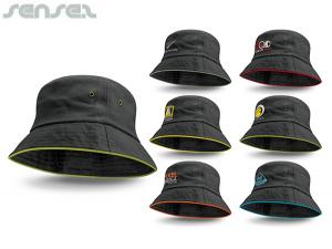 Bucket Hats (Coloured Trim)