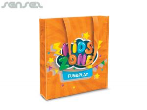 Promotional Large Laminated Non-Woven Bags With Gusset