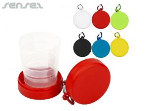 Promotional Compact Foldable Collapsible Cups (220ml)