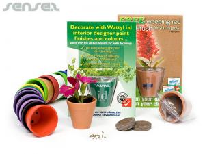 Promotional Flourish Flower Seed Pots
