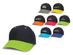Promotional Baseball Caps (Coloured Peak)