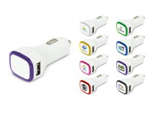 Promotional Flash Light Up USB Car Chargers