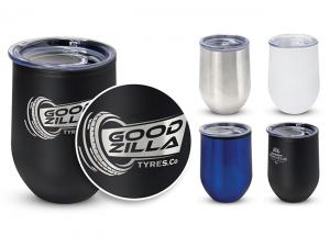 Promotional Toronto Double Wall Stainless Coffee Cups (350ml)