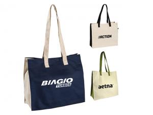 Promotional Benjamin Lux Cotton Natural Tote Bags