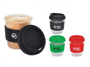Promotional Small Peak Glass Coffee Cups (290ml)