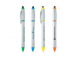 Promotional Dexta Silver Stylus Highlighter Pens