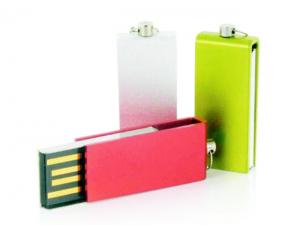 Promotional Tec Slim Swivel USB Sticks (4GB)