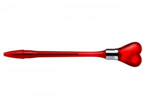 Promotional Plastic Pens With Flashing Heart