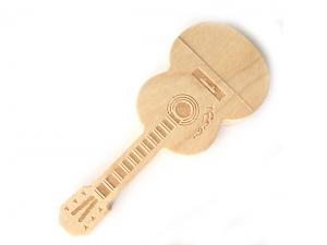Promotional Wood Guitar Shaped USB Sticks (4GB)