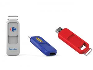 Promotional Slider Plastic USB Sticks