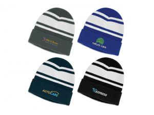 Promotional Embroidered Stripped Beanies