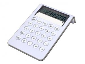 Promotional White Desk Calculators