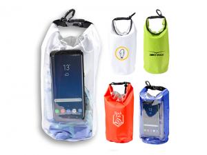 Promotional Storm Dry Bags With Phone Pocket (2.5L)