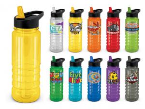 Promotional Collins Black Trim Drink Bottles (750ml)