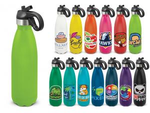 Promotional Tulip Vacuum Sip Powder Coated Bottles (500ml)