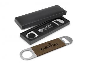 Promotional Stud Engraved PU Leather Bottle Openers