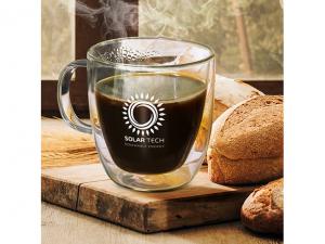 Promotional Double Walled Glass Cups (310ml)