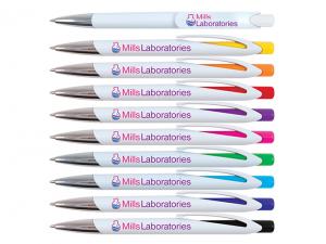 Promotional Sparrow Ballpoint Colour Push Pens