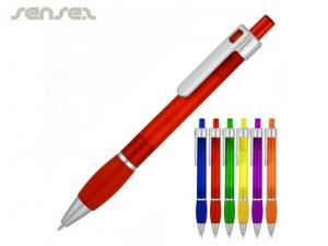 Promotional Miles Frosted Ballpoint Plastic Pens