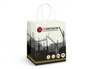 Promotional Colour Wrap Printed Paper Bags (Med)
