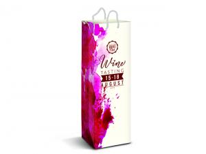 Promotional Colour Wrap Laminated Wine Bags