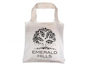 Promotional Zippered Unbleached Calico Bags