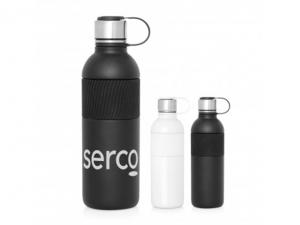 Promotional Sports Grip Double Walled Stainless Bottles (600ml)