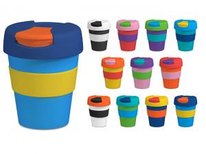 Promotional Metro Coffee Cups With Flip Lids (320ml)