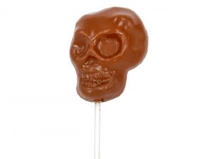 Promotional Chocolate Candy Skull Lollipops