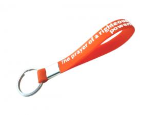 Promotional Jax Silicone Wristband Keyrings