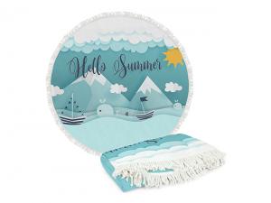 Promotional Beach Towels (Round Tassels)